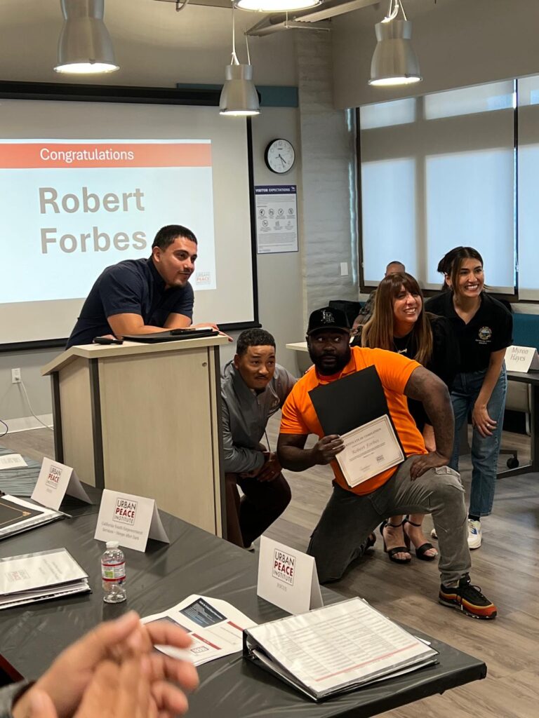 F.O.C.U.S members receiving the Community Intervention Worker (C-I-W) certification