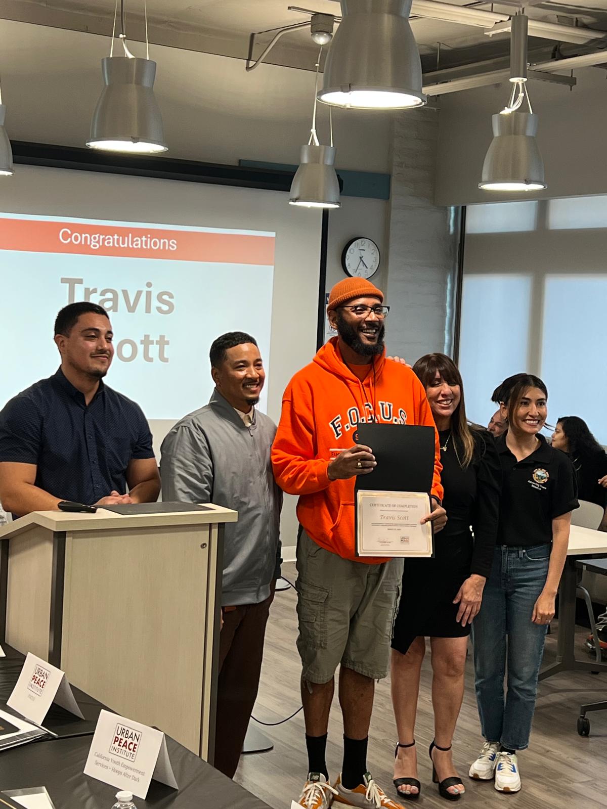 F.O.C.U.S members receiving the Community Intervention Worker (C-I-W) certification