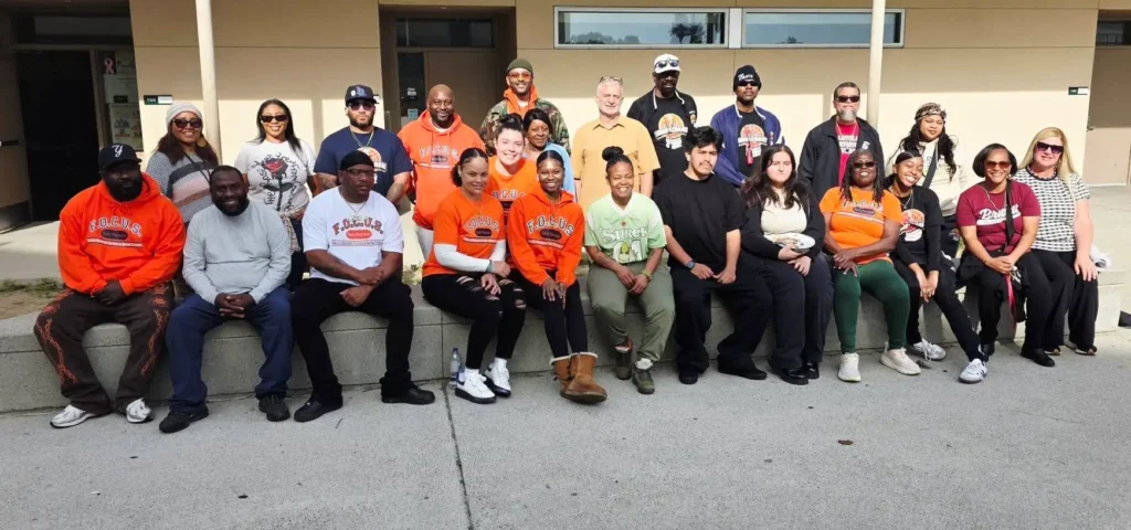 F.O.C.U.S. Safe Passage Dedicated Male and Female Volunteers At Nelson Academy Long Beach Ca